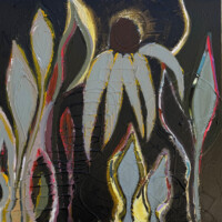 Der hvor biern hvisker - lyset i mørket 60x40