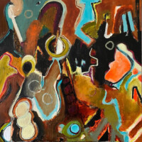 Stærk i sit lys - 100x100